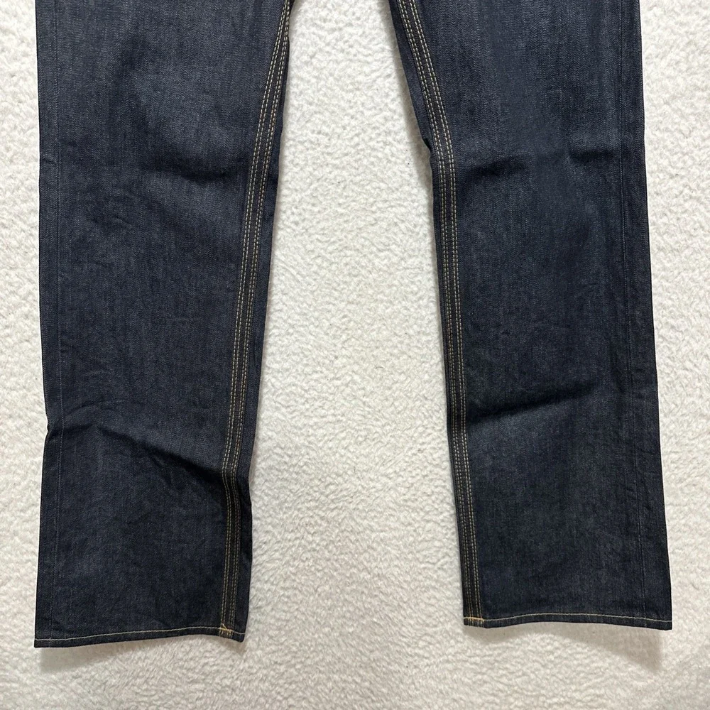 Vintage True‎ Religion Jeans Bobby QT Blue Dark Wash Size 33 Made In USA